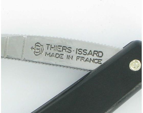 Sonnant évidé Série Super Luxe Ebène 6/8 Rasoir par Thiers-Issard