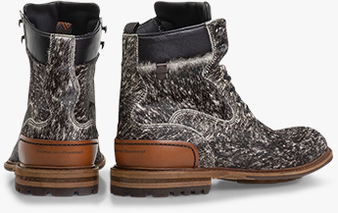 FLORIS VAN BOMMEL witte floris van bommel veterschoenen sfm-80022