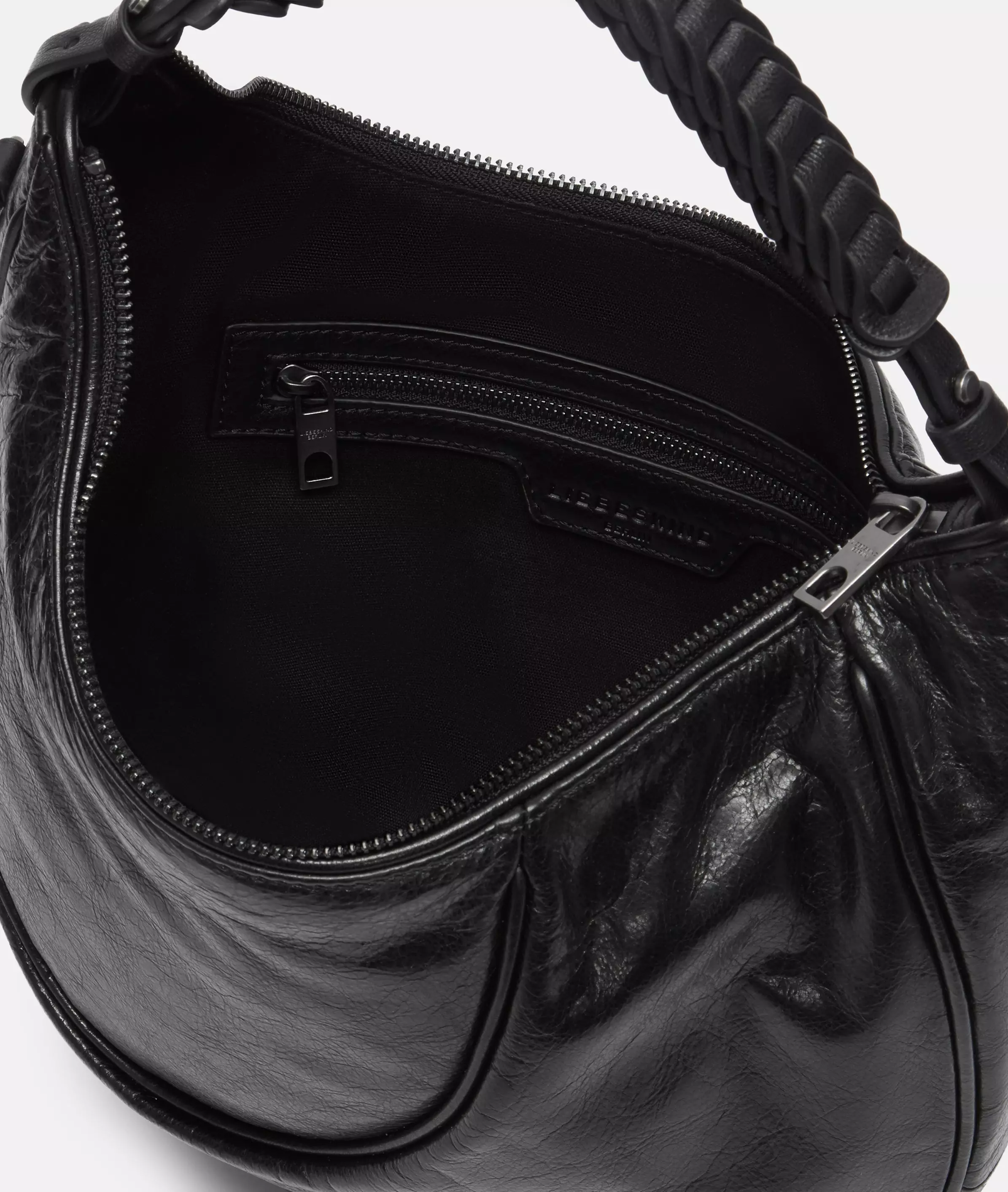 Luna Hobo S Handy hobo bag made from waxed leather