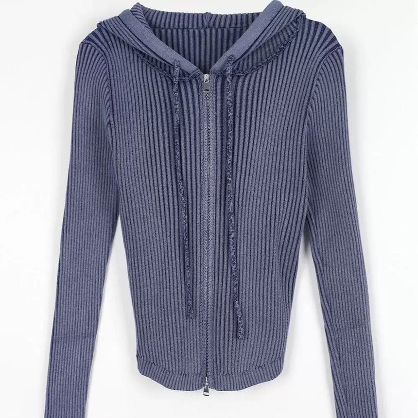 PINPI - Cropped vest met capuchon en rits