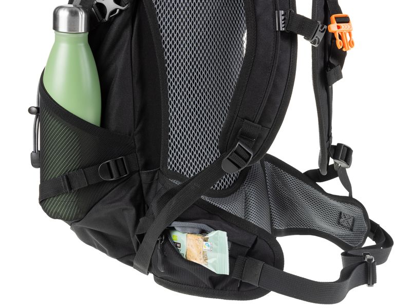 KOOR Wanderrucksack Fuurka 23 l, Schwarz Funktionaler und bequemer Bergrucksack für das ganze Jahr