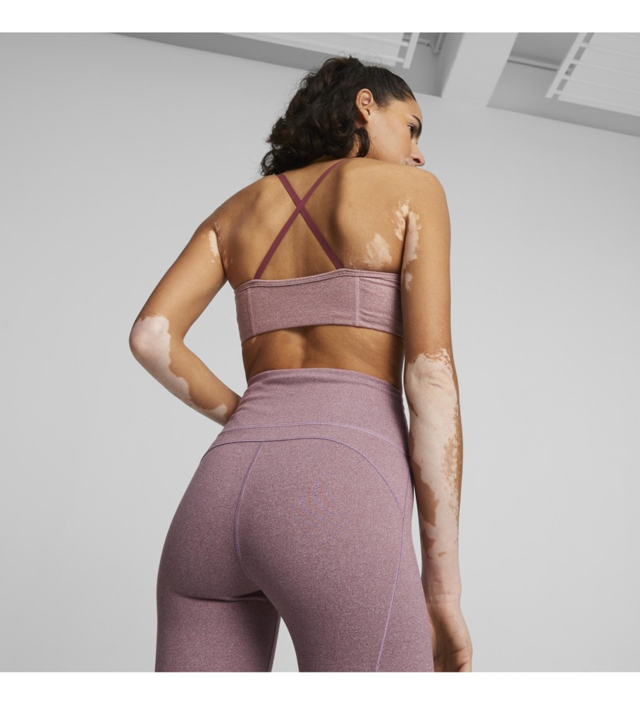 Sutiã de treino Puma de baixo impacto Studio roxo