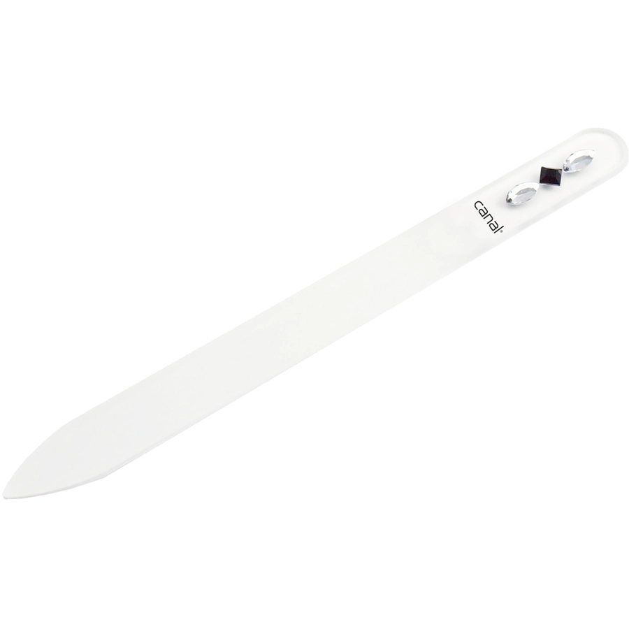 canal® Hartglasfeile mit Kristallen 14 cm
