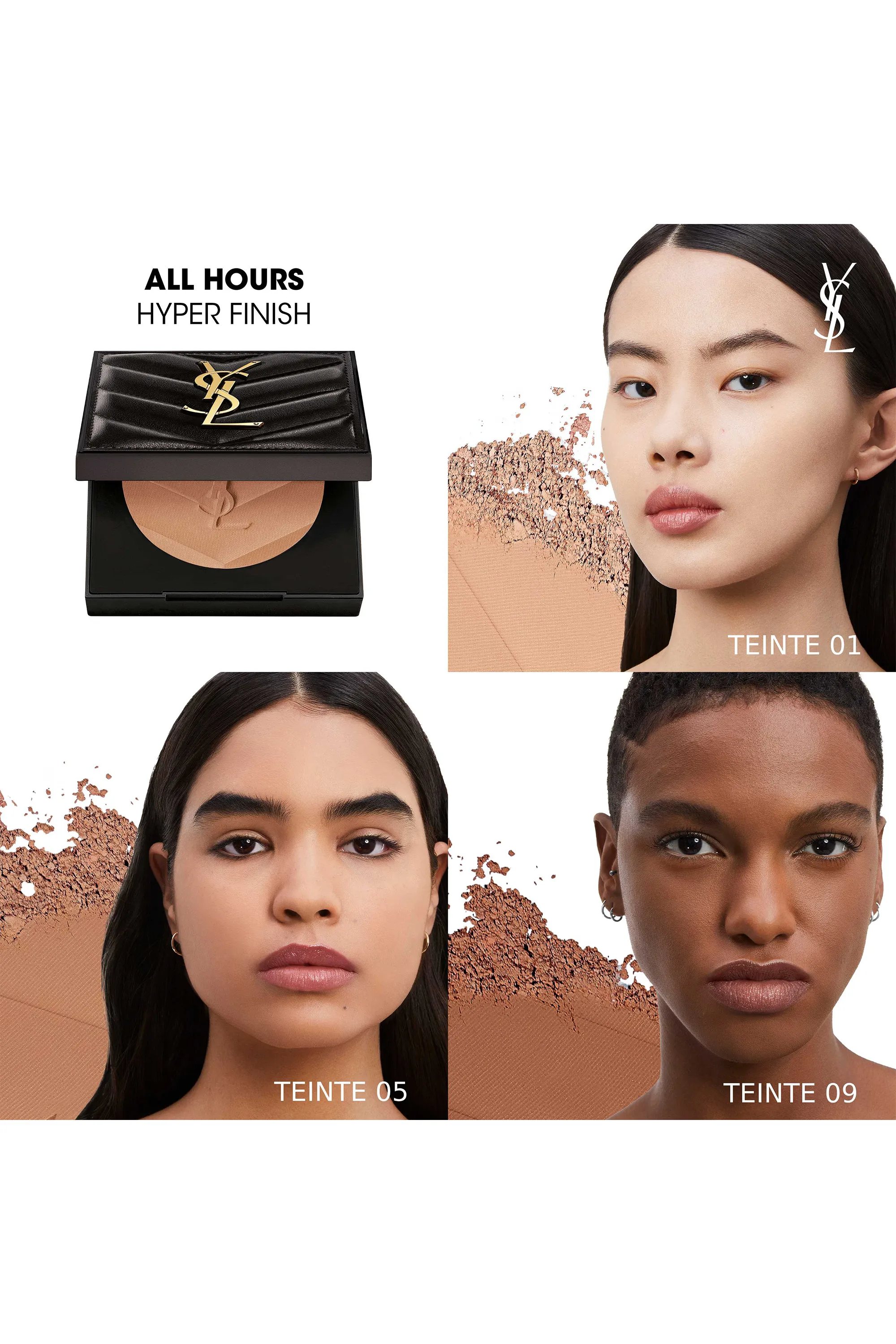 Yves Saint Laurent Poudre Compacte All Hours Hyper Finish-8.5 g