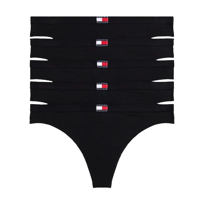 Tommy Hilfiger Heritage Flag Logo Strings Dames (5-pack)