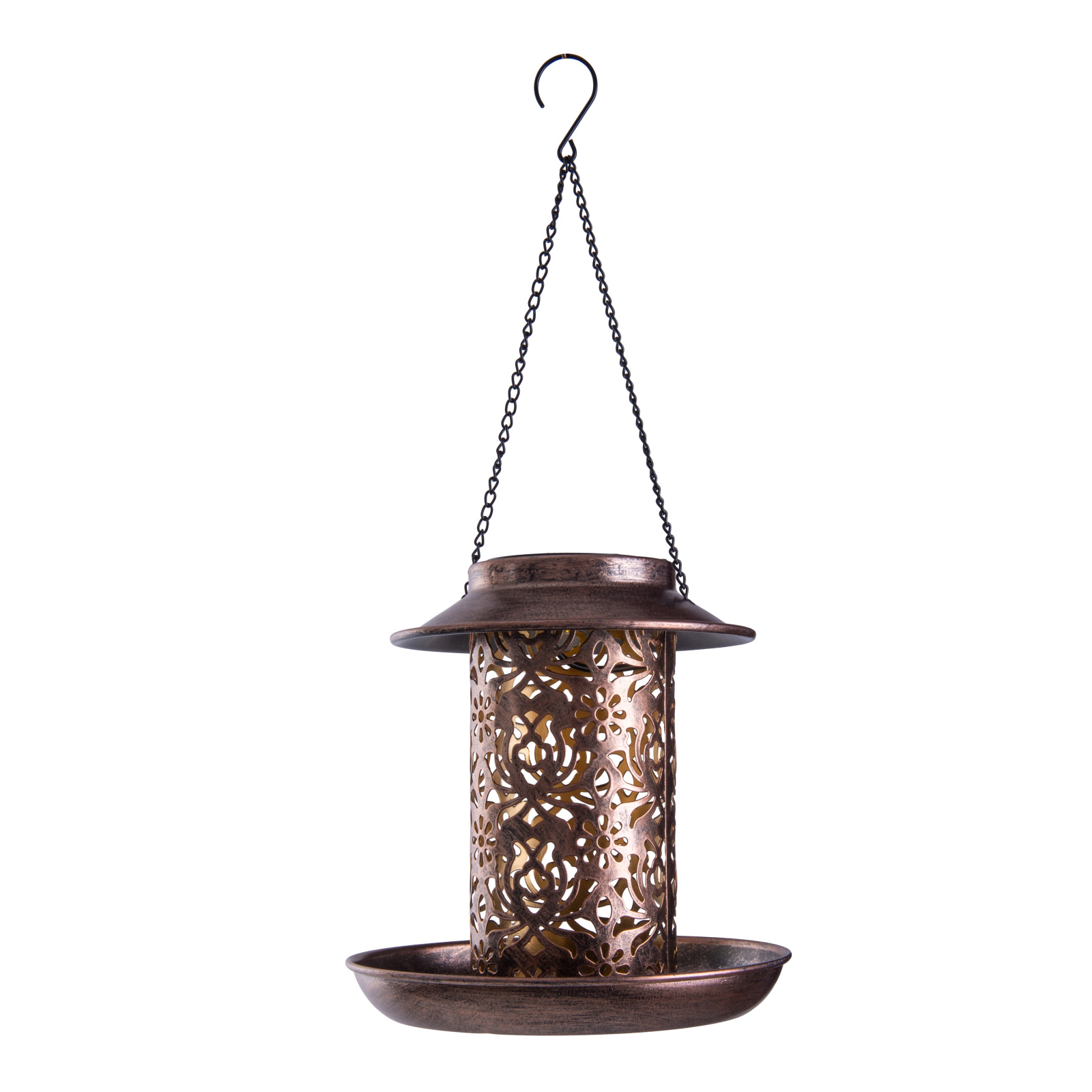 LED-Solarleuchte HELGA - altmessing - 41 cm hoch