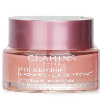 Clarins Multi-Active Jour ( Niacinamide   Sea Holly Extract) Glow Boosting Line-Smoothing Day Cream All Skin Types 50ml/1.7oz