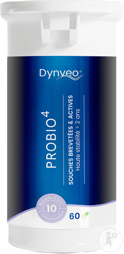 Dynveo Complexe Probiotiques Probio 4 Souches 60 Gélules