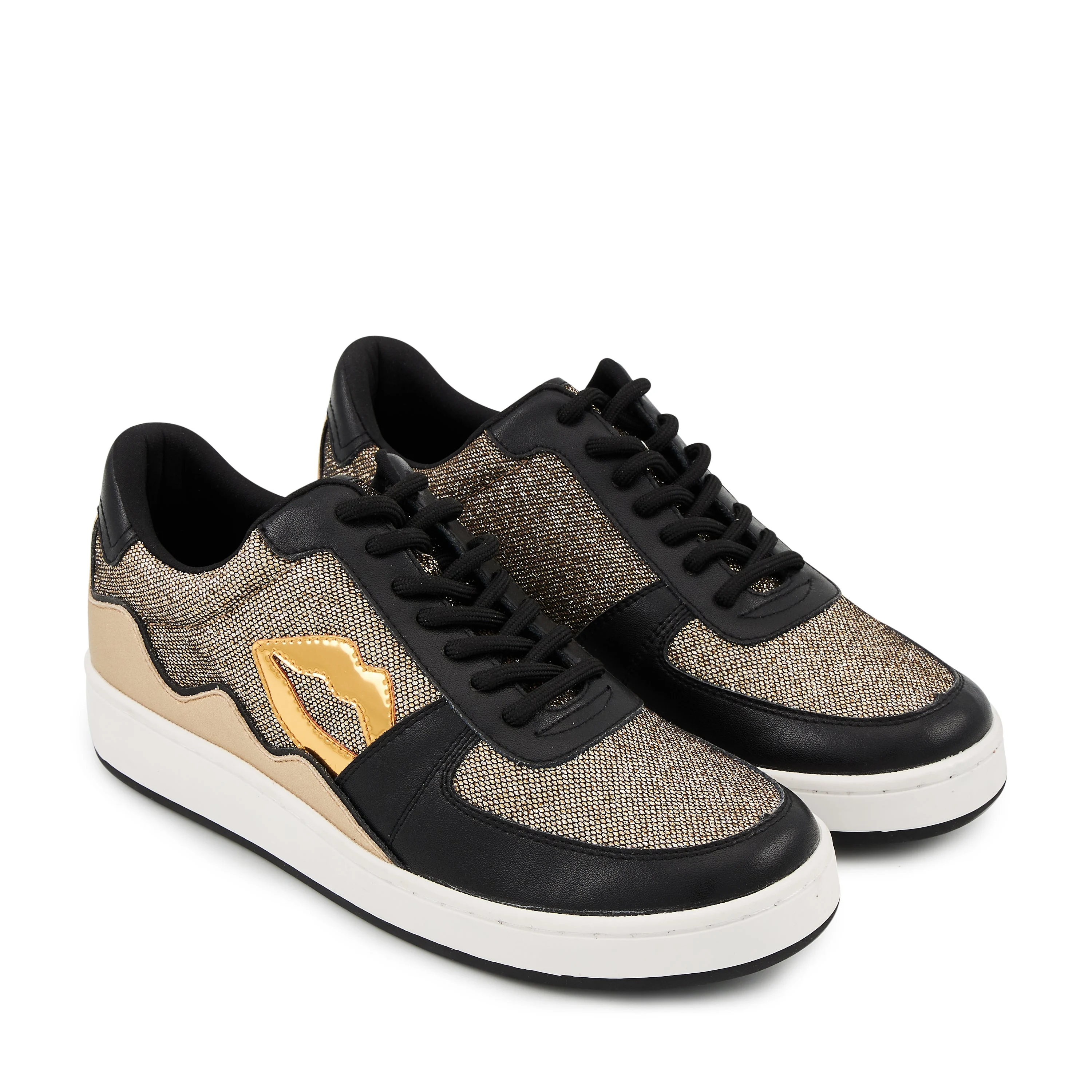 LOULOU PARTY - Sneakers en cuir | Doré
