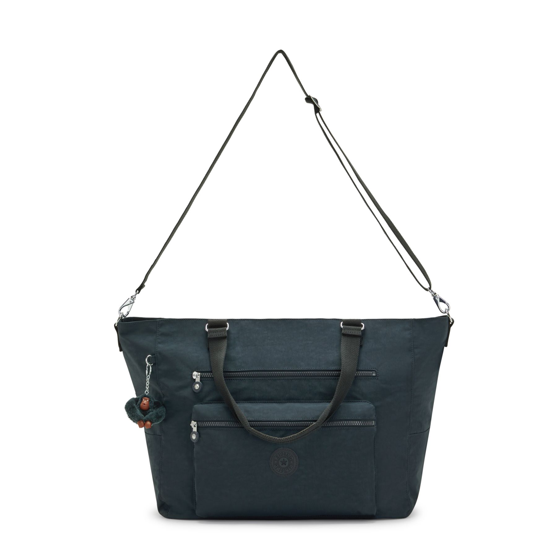 ISAAC Grand Sac épaule Avec Bretelle Amovible - True Blue Tonal