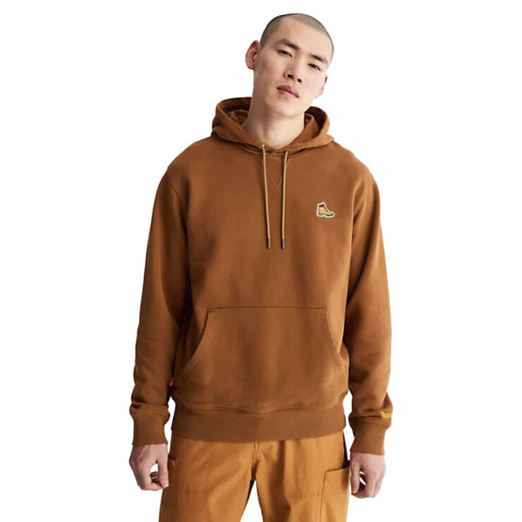 TIMBERLAND boost logo hoodie Brown