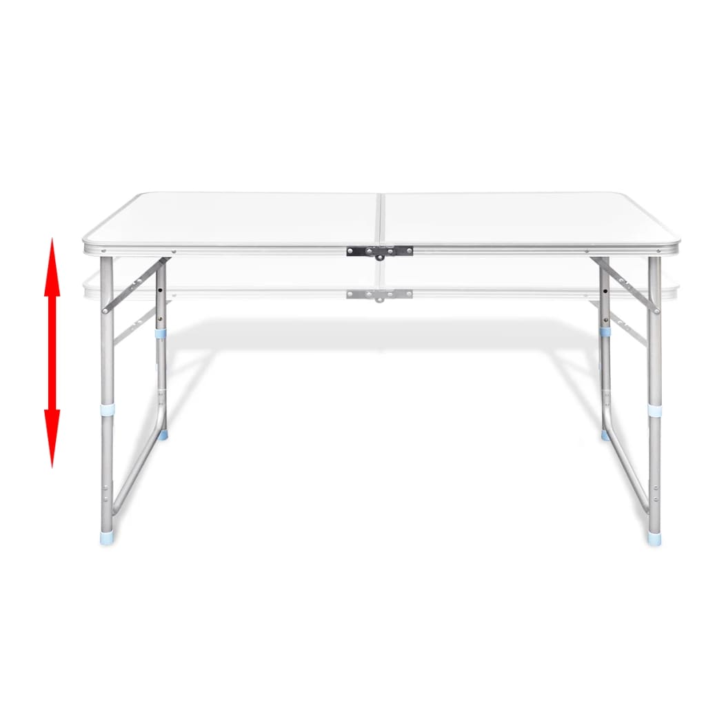 Mesa de campismo dobrável Vidaxl 120x60 cm