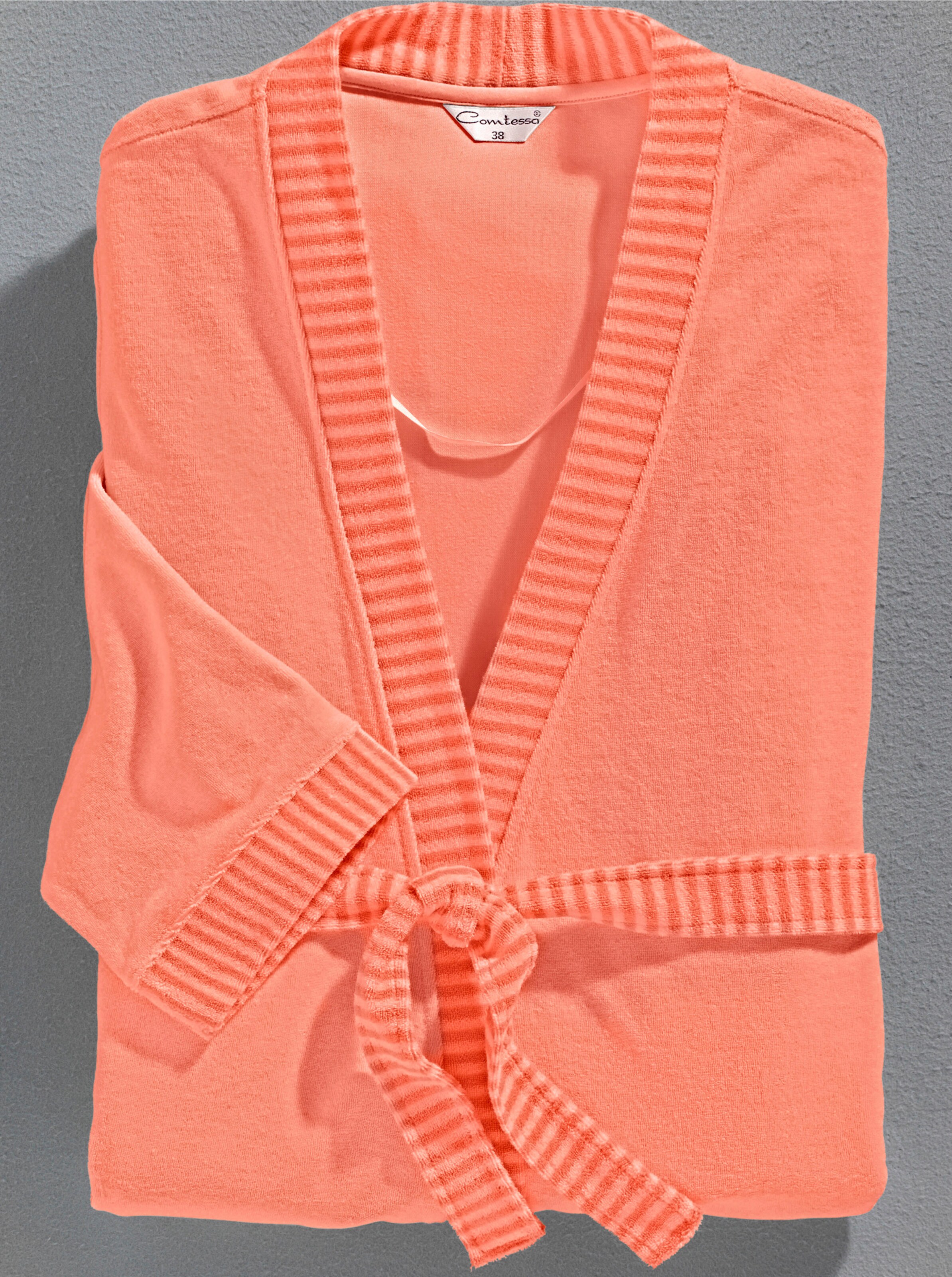 Comtessa Bademantel in apricot