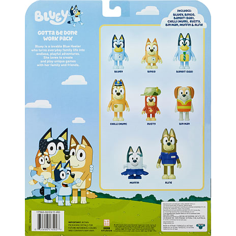 Bluey figurer 8-pak