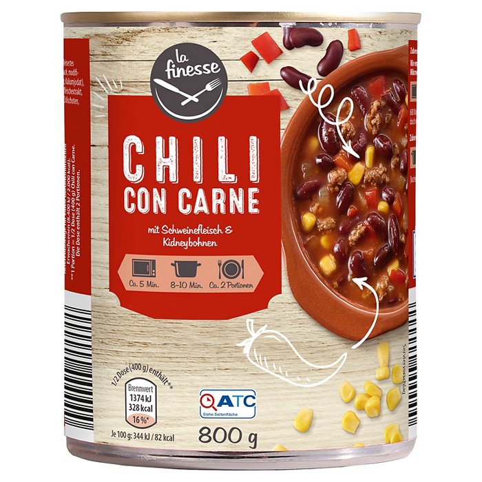 SPEISEZEIT Chili con Carne 0,8 kg