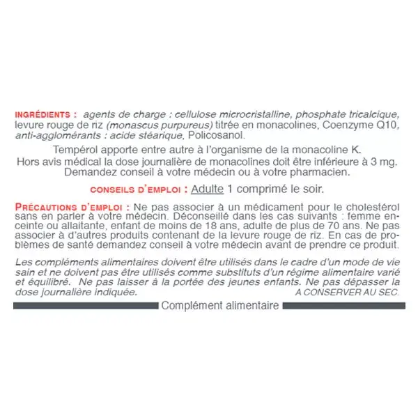 Monin Chanteaud Temperol Forte 180 comprimidos