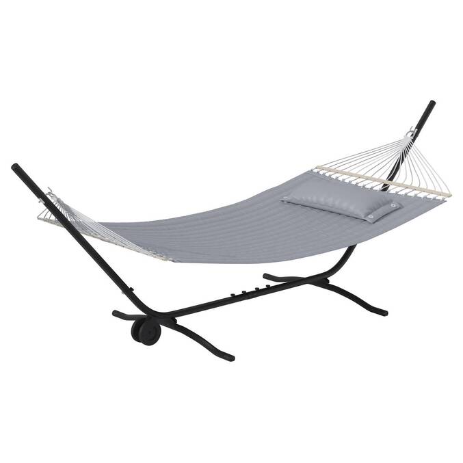 Toile de hamac matelassé AKIO Gris perle