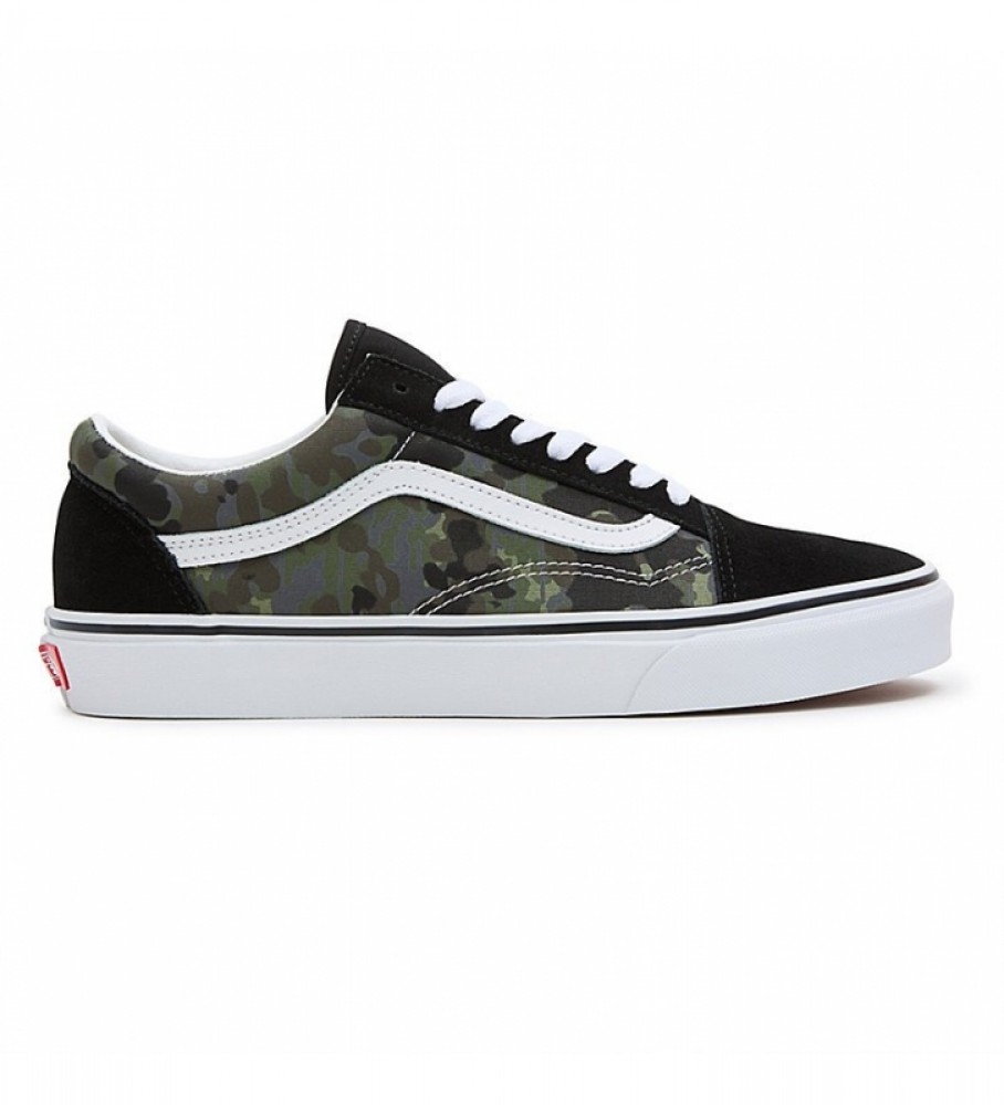 Tênis Vans Old Skool Rain de couro, preto