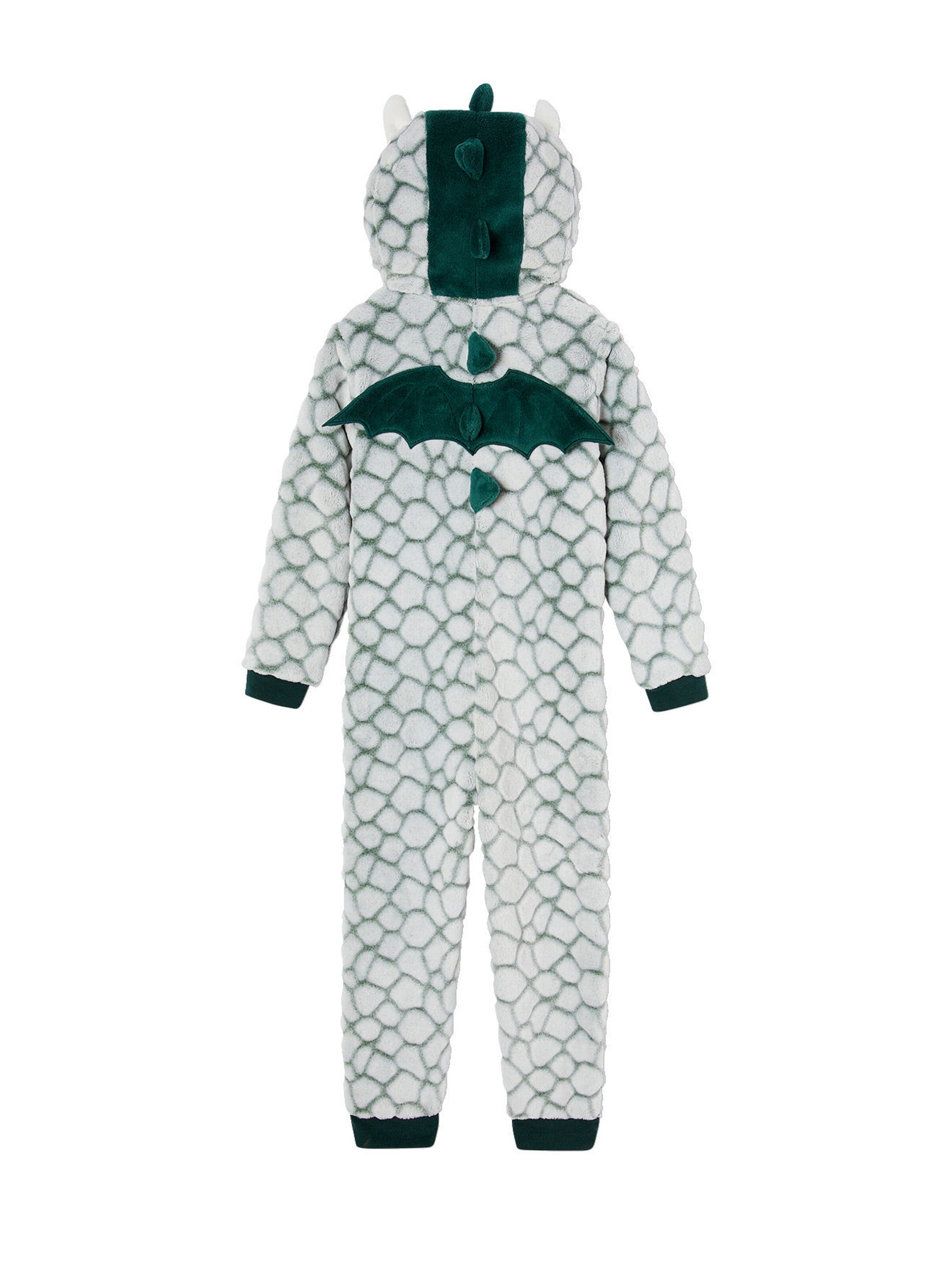 Vertbaudet Jungen Onesie Drache grün