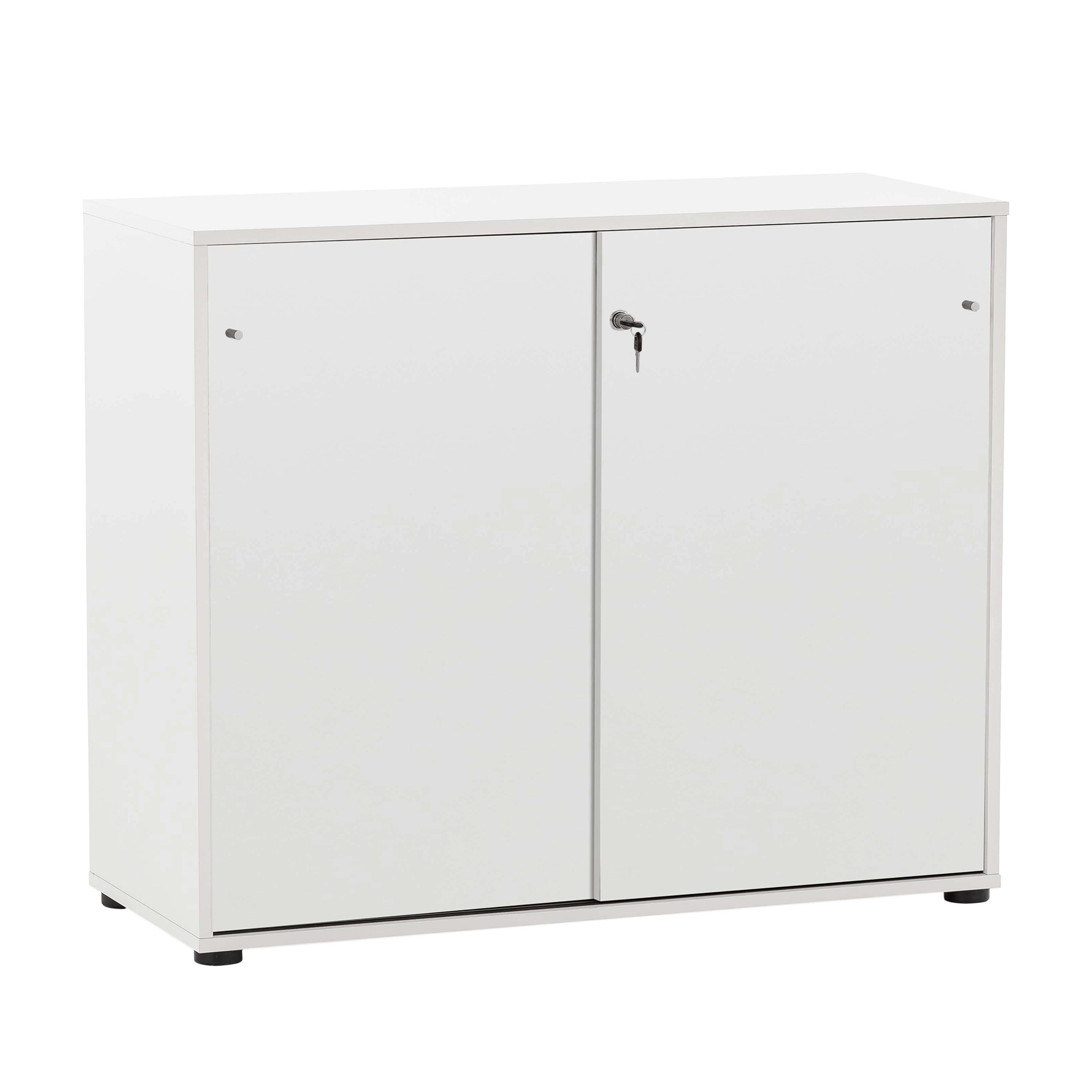 Aktenschrank - weiß - abschließbar