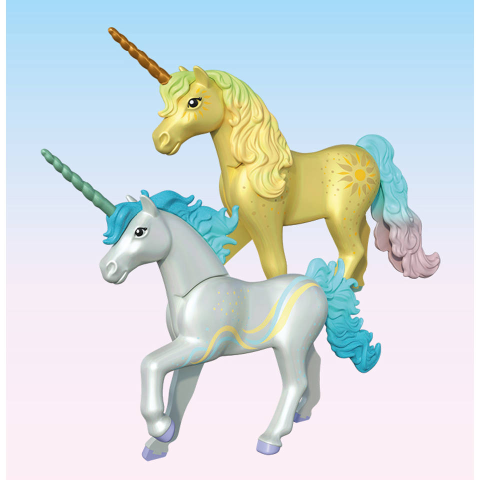 PLAYMOBIL verzameleenhoorn: Regenboogbloem met fee 71840