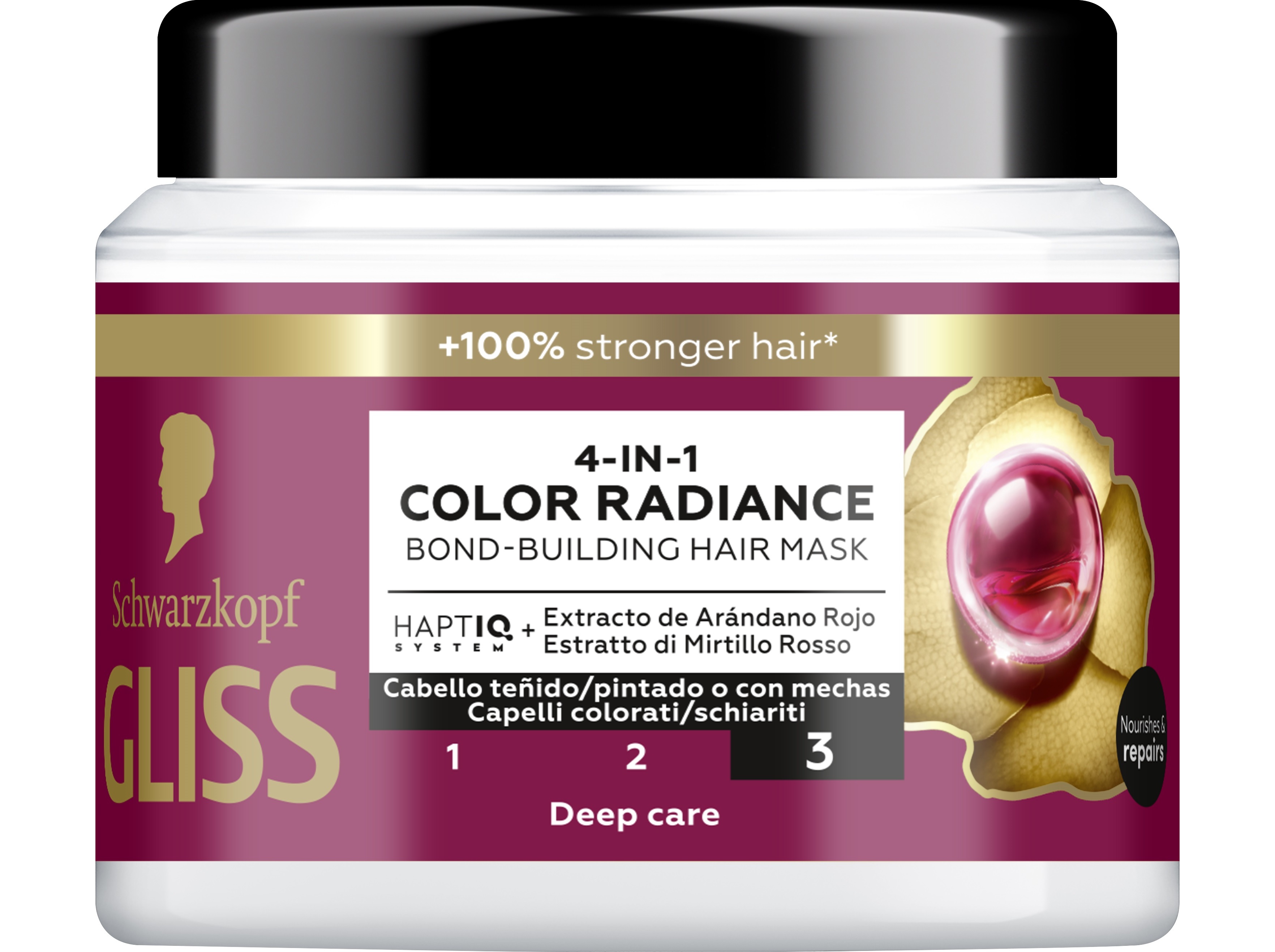 MÁSCARA GLISS COLOR RADIANCE 400 ML