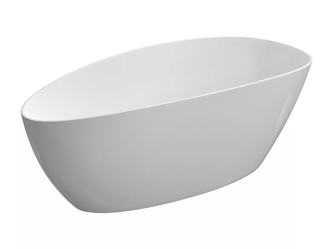 baignoire îlot OMNIRES BARCELONA M+ 170X77 CM couleur : blanc finition : brillant