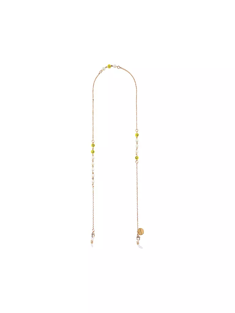 KOMONO Brillenkette SMILES gold