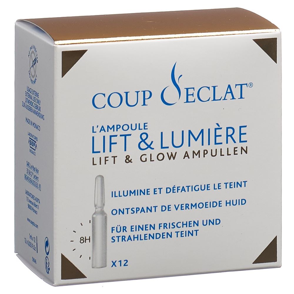 Coup d'Eclat Die Ampulle Lift & Glow liq Amp 1 ml