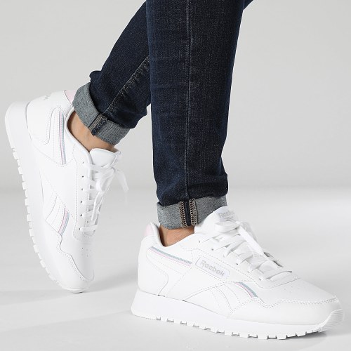 Baskets Femme Glide Vegan HR0486 Footwear White Pixel Pink Blue