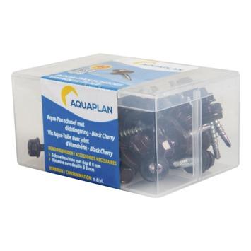 Aquaplan Aqua-pan schroef ebena black cherry 40 stuks