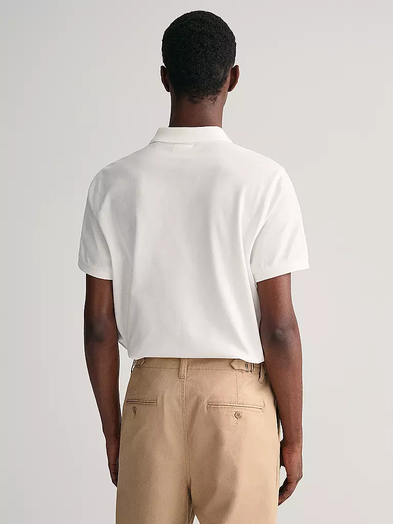 GANT Poloshirt Regular Fit weiss