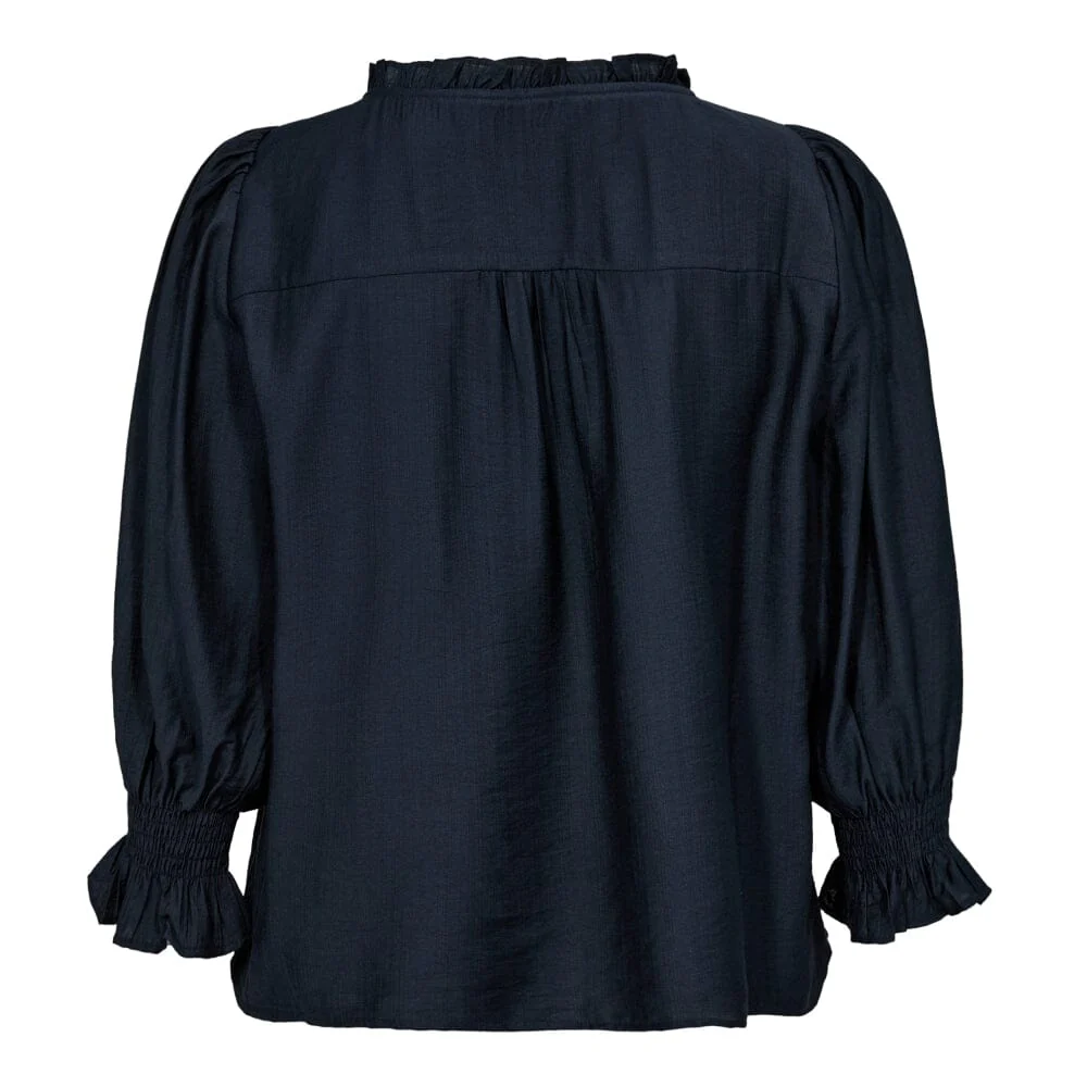 Co´Couture Heracc Tie Lace Ss Blouse 35536 61 ink