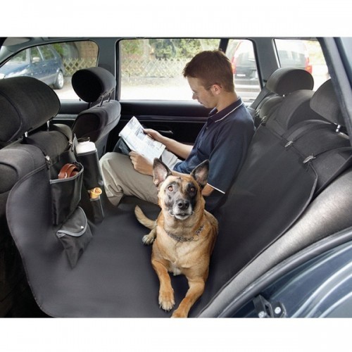 Capa cinza para assento de carro