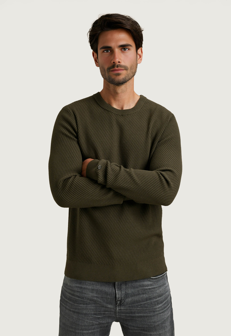Cast Iron Crewneck Trui