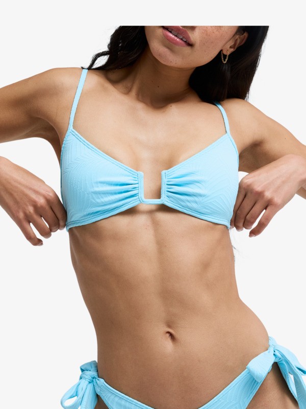 Roxy Palm Dreams Bralette Haut de bikini bralette Bleu Femme
