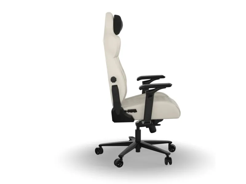 CORSAIR TC500 LUXE - Spillestol - armstøtter - T-formet - vippe - drejeled - tekstil - frost