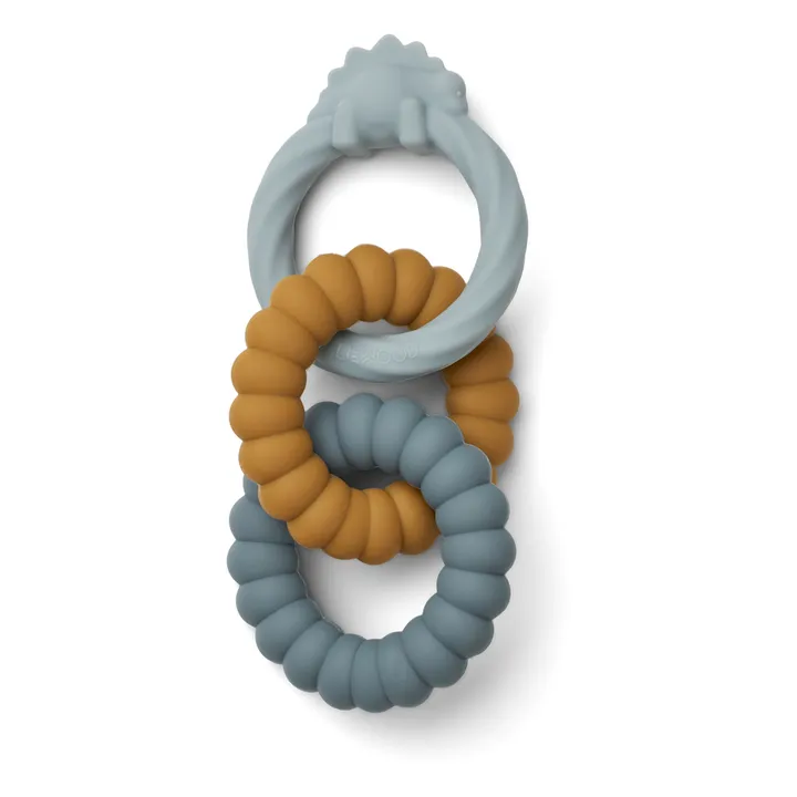 Liewood Anneaux de dentition Gilbert en silicone | Bleu