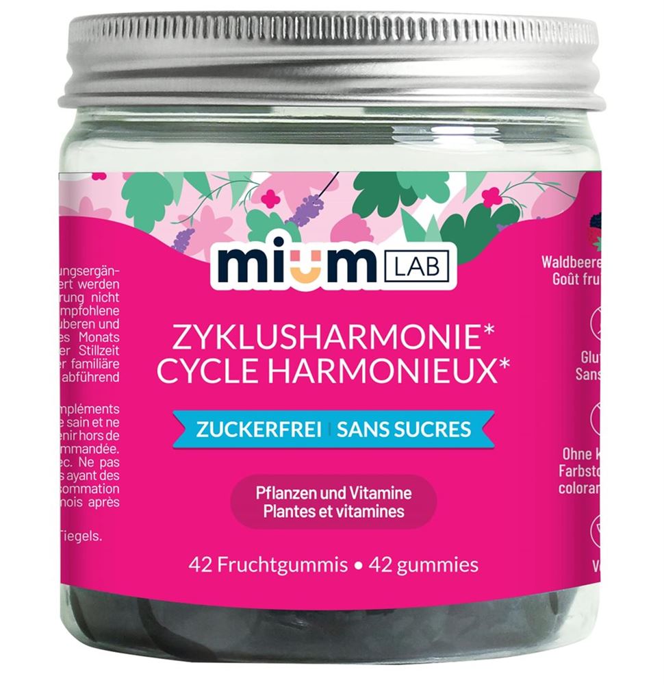 MIUMLAB Gummies Zyklusharmonie<br>42 Stück, Dose