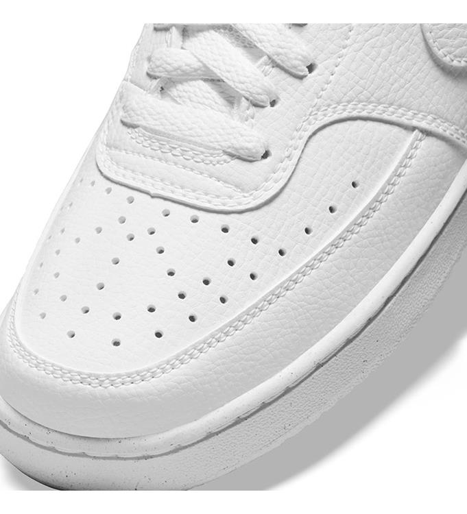NIKE COURT VISION LOW BE WOMENS S WHITE-WHITE-WHITE