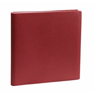 Quo Vadis Impala - Agenda JAJ Executif - 2025 - semainier - standard / M - 160 x 160 mm - portrait - papier blanc - couleur unique - couverture rouge - plastique