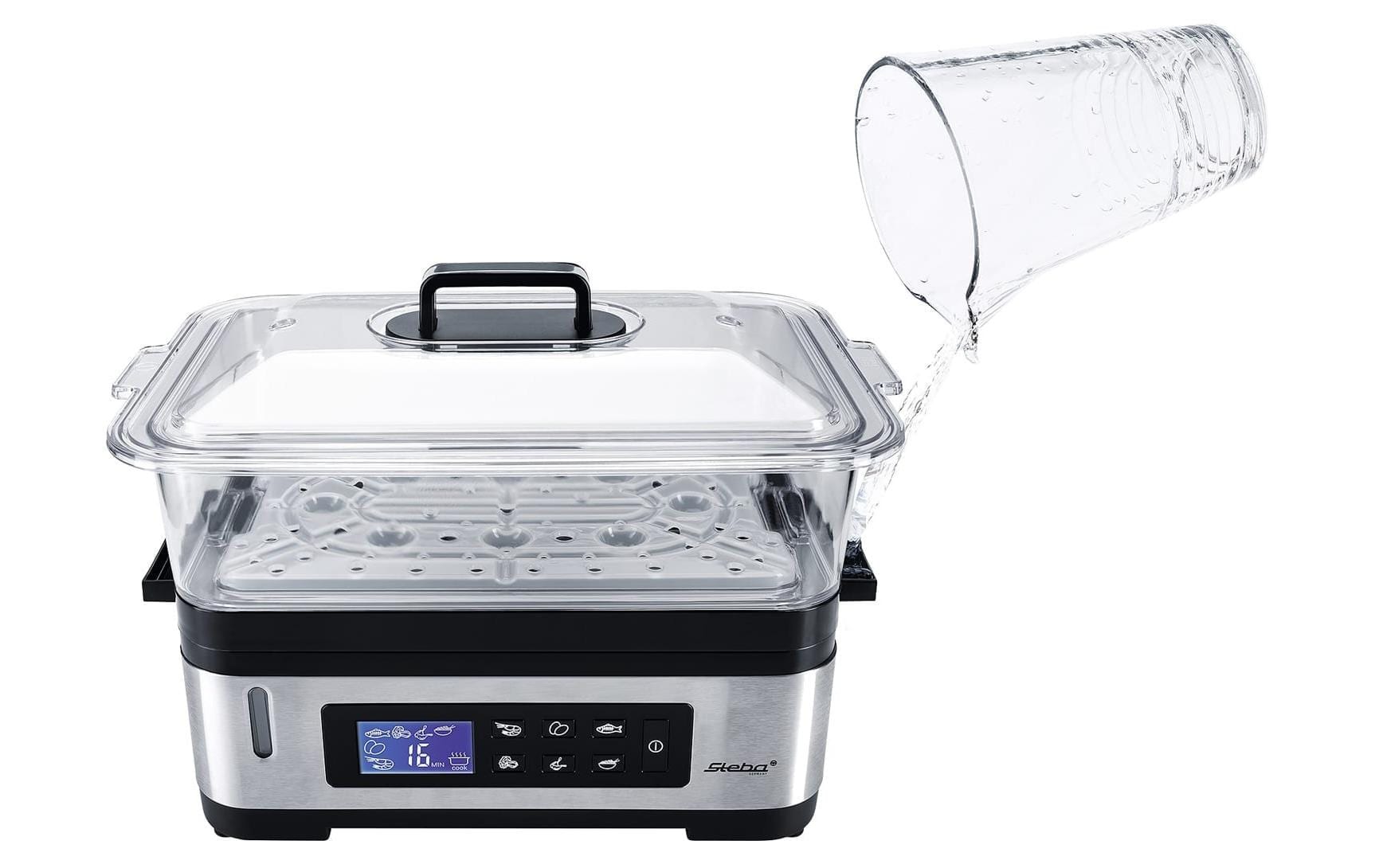 Dampfgarer DG2 mit ReiseinsatzElektronischer Dampfgarer