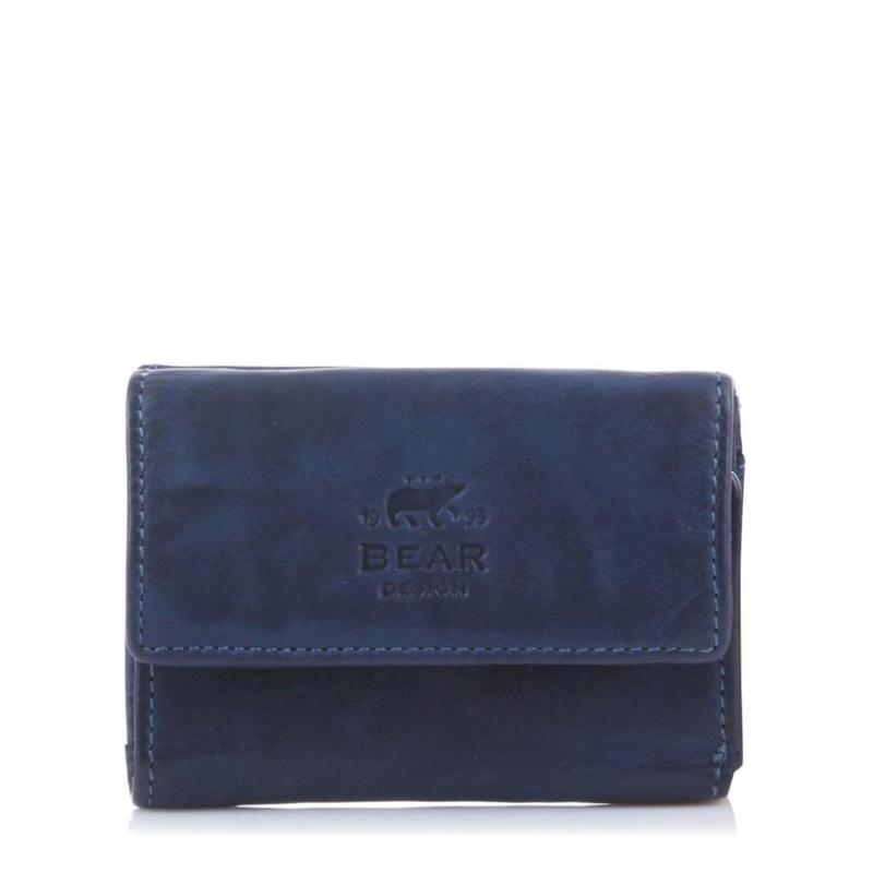 Bear Design Kleine Portemonnee Jolie Blauw