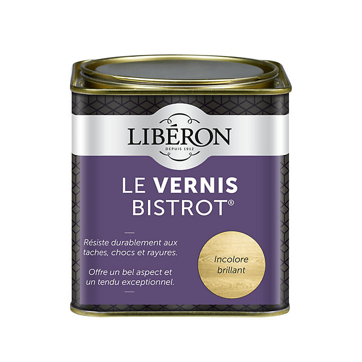 Vernis bistrot Libéron incolore brillant 500ml