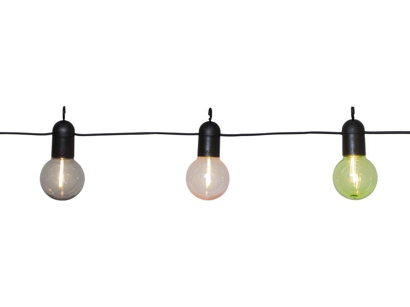 Star Trading Lichterkette Fiesta 360 cm, Mehrfarbig LED Lichterkette