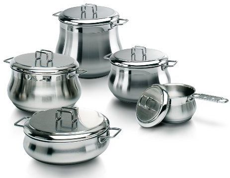 Pannenset - Roestvrijstaal - 5 Delig - Zilver