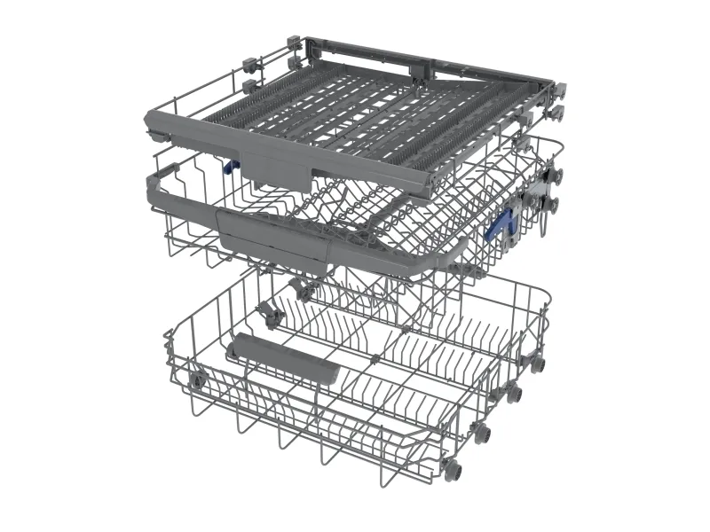 Scandomestic DWB1442XC - Opvaskemaskine - til indbygning - bredde: 59.8 cm - dybde: 57 cm - højde: 81.5 cm - rustfrit stål