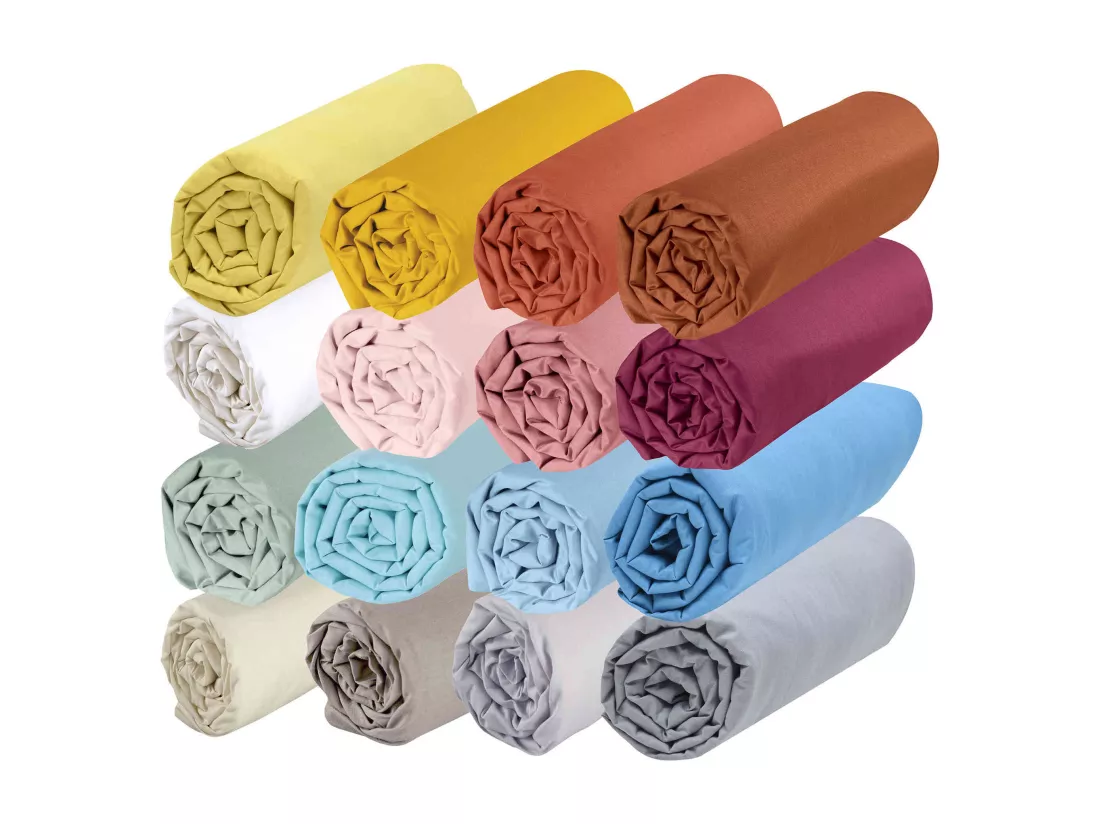 Drap housse bébé 100% coton bio 60x120 écru