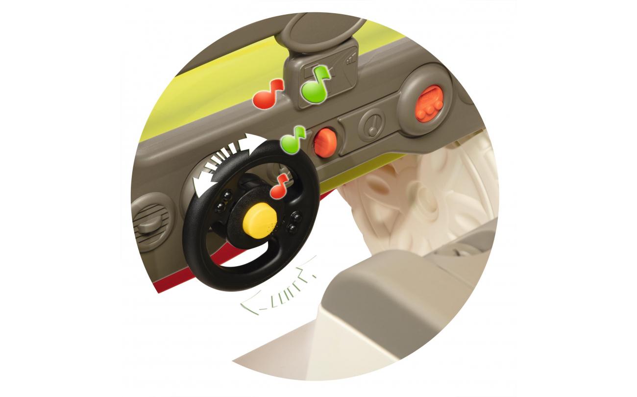 840205 Smoby Adventure Car avonturenauto met glijb