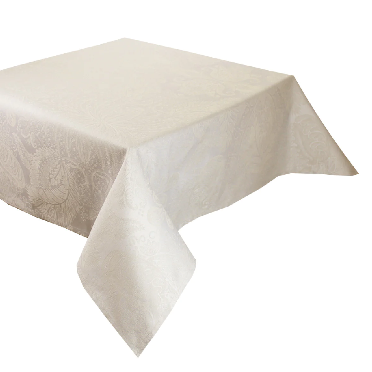 Nappe pur coton beige 180X300 Garnier Thiebaut